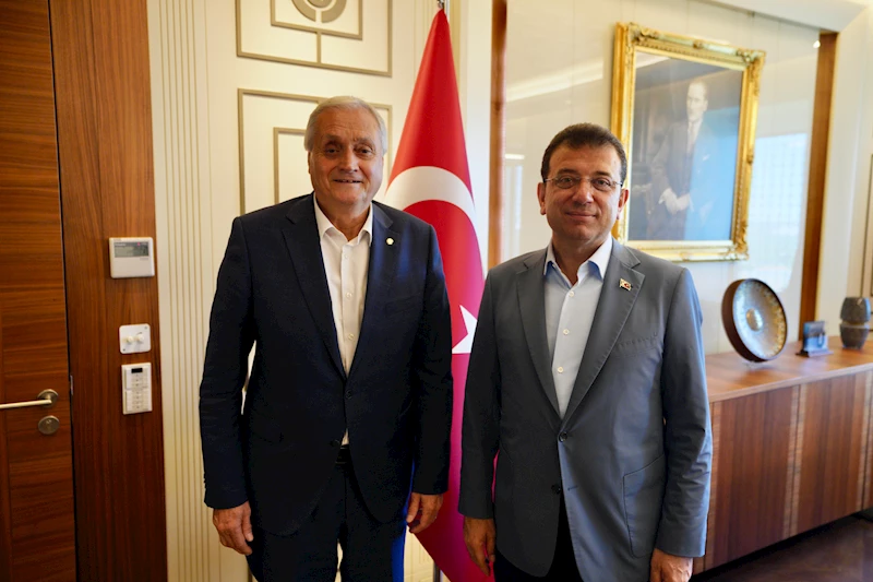 -BAŞKAN BAKKALCIOĞLU EKREM İMAMOĞLU İLE BİR ARAYA GELDİ