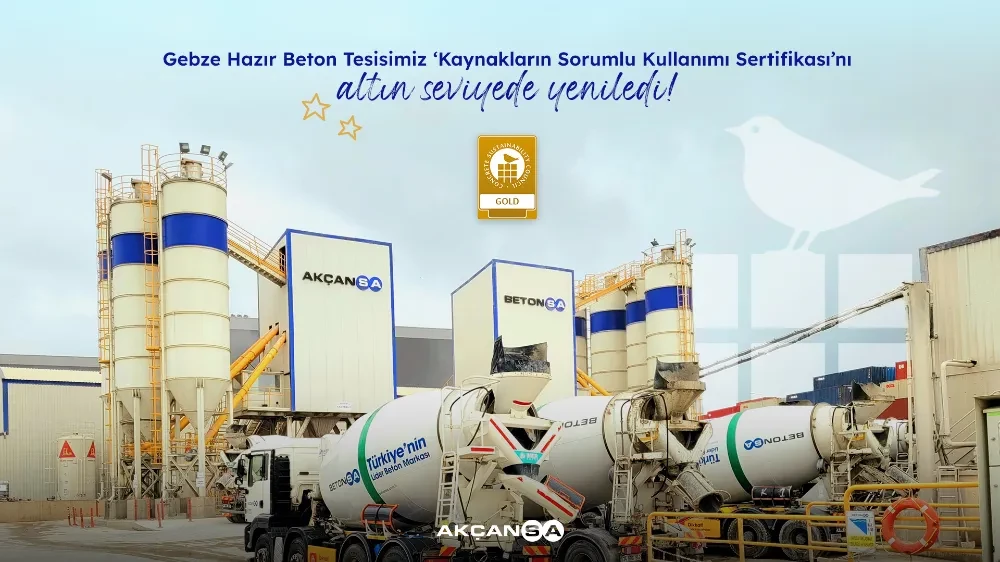 AKÇANSA’dan Sürdürülebilir Üretimde Altın Başarı